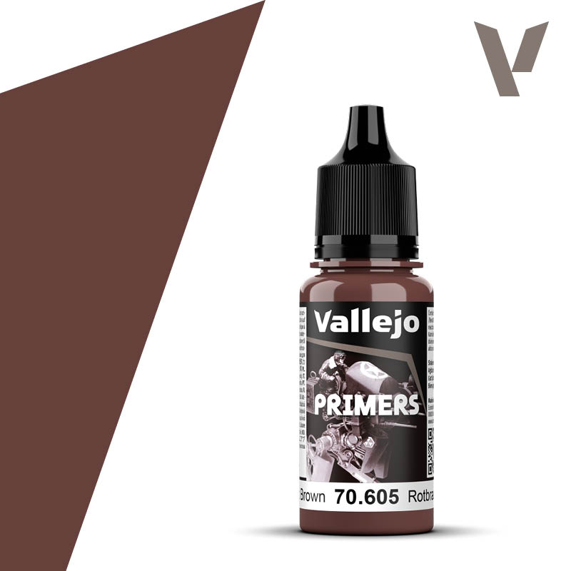 Vallejo Primers 17ml German Red Brown