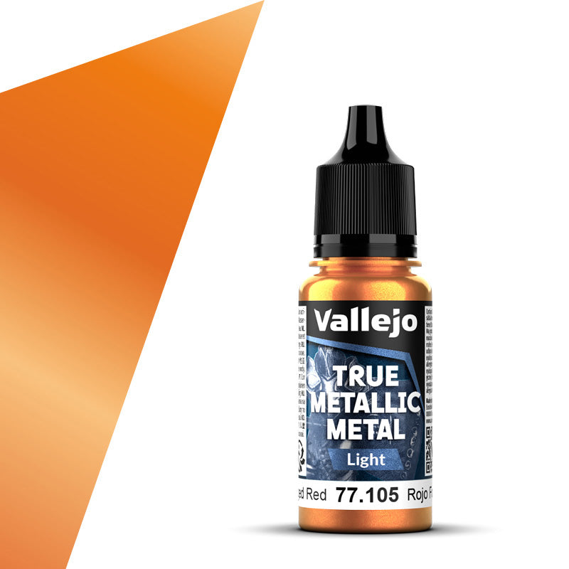 Vallejo True Metallic Metal Light 18ml Forged Red