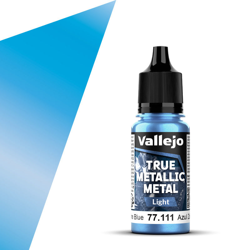 Vallejo True Metallic Metal Light 18ml Sapphire Blue
