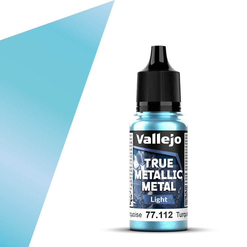 Vallejo True Metallic Metal Light 18ml Hydra Turquoise