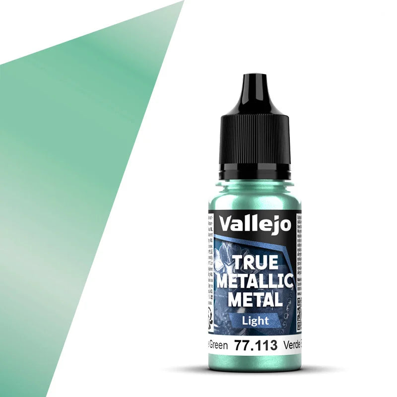 Vallejo True Metallic Metal Light 18ml Beetle Green