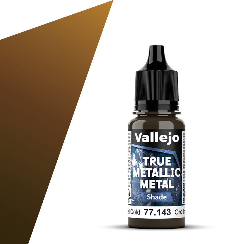 Vallejo True Metallic Metal Shade 18ml Imperial Gold