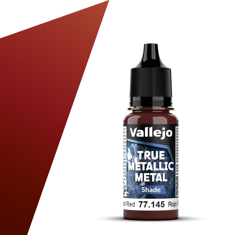 Vallejo True Metallic Metal Shade 18ml Forged Red