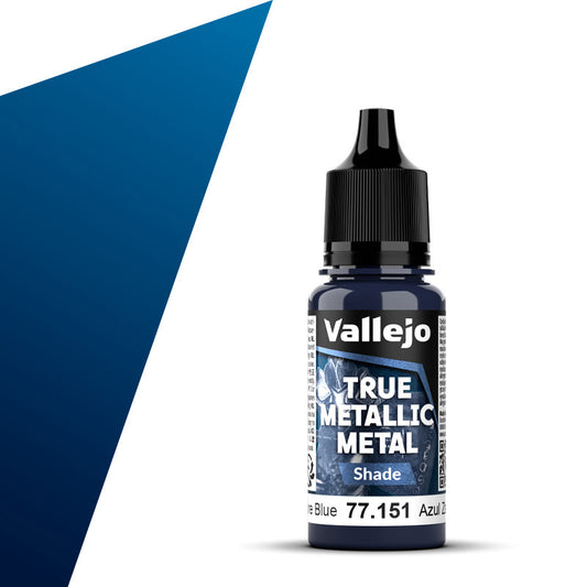 Vallejo True Metallic Metal Shade 18ml Sapphire Blue