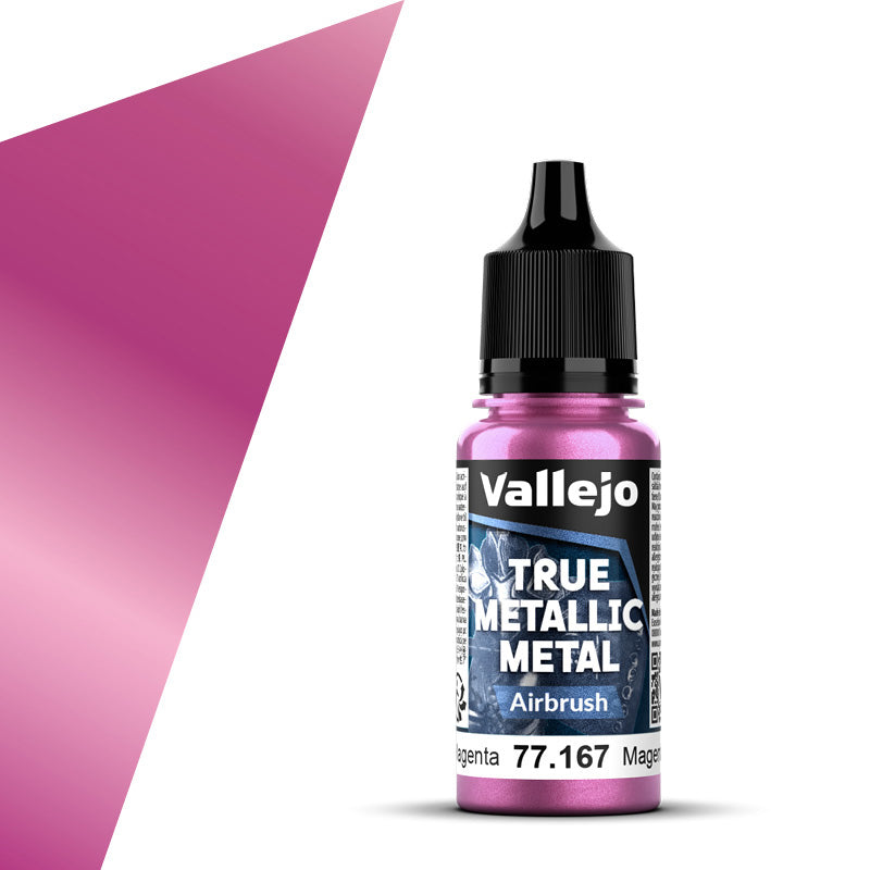 Vallejo True Metallic Metal Airbrush 18ml Crimson Magenta
