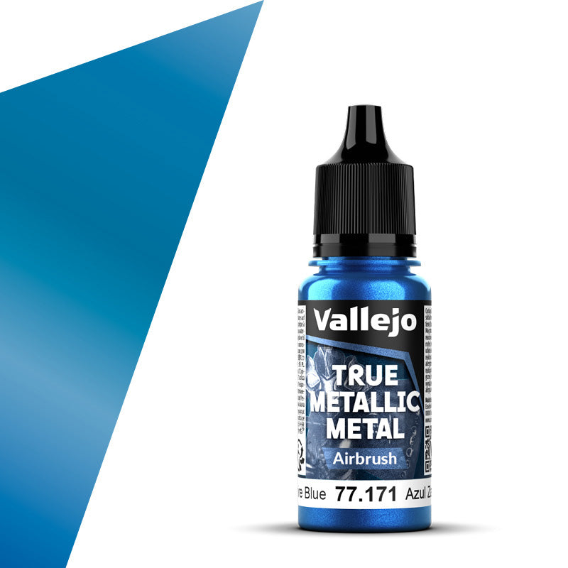 Vallejo True Metallic Metal Airbrush 18ml Sapphire Blue