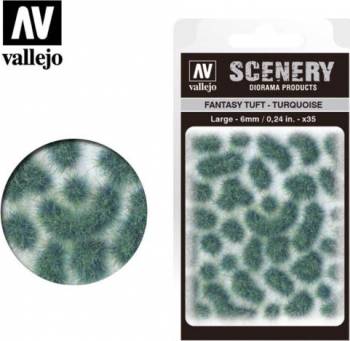 Vallejo Fantasy Tuft Turquoise - large - 6mm/0.24in