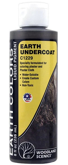 WOODLAND SCENICS Undercoat - Earth 8oz