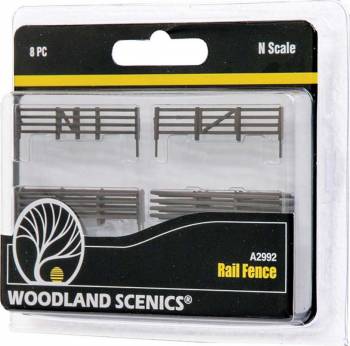 WOODLAND SCENICS Rail Fence - N Scale