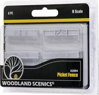 WOODLAND SCENICS Picket Fence - N Scale