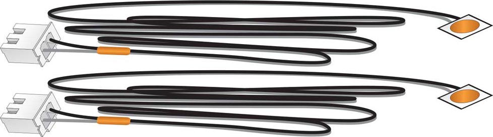WOODLAND SCENICS Stick-On LED Lights Orange