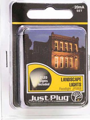 WOODLAND SCENICS Just Plug Flood Lights