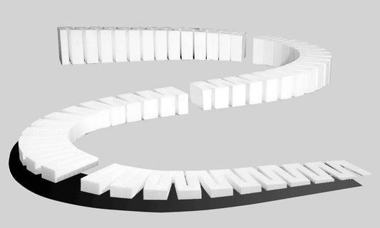 WOODLAND SCENICS Incline Set 4% (4)