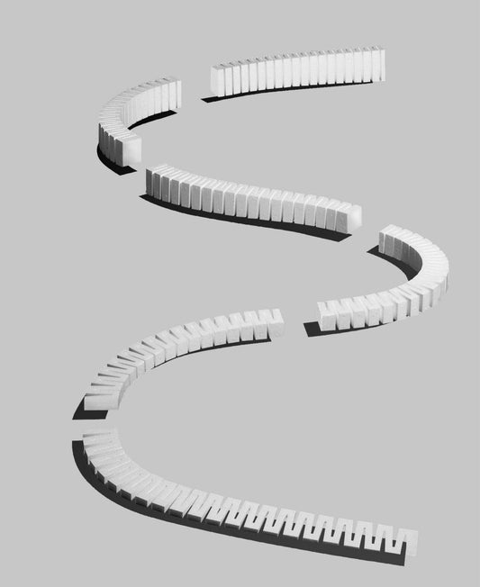 WOODLAND SCENICS 3% Incline Set (6)