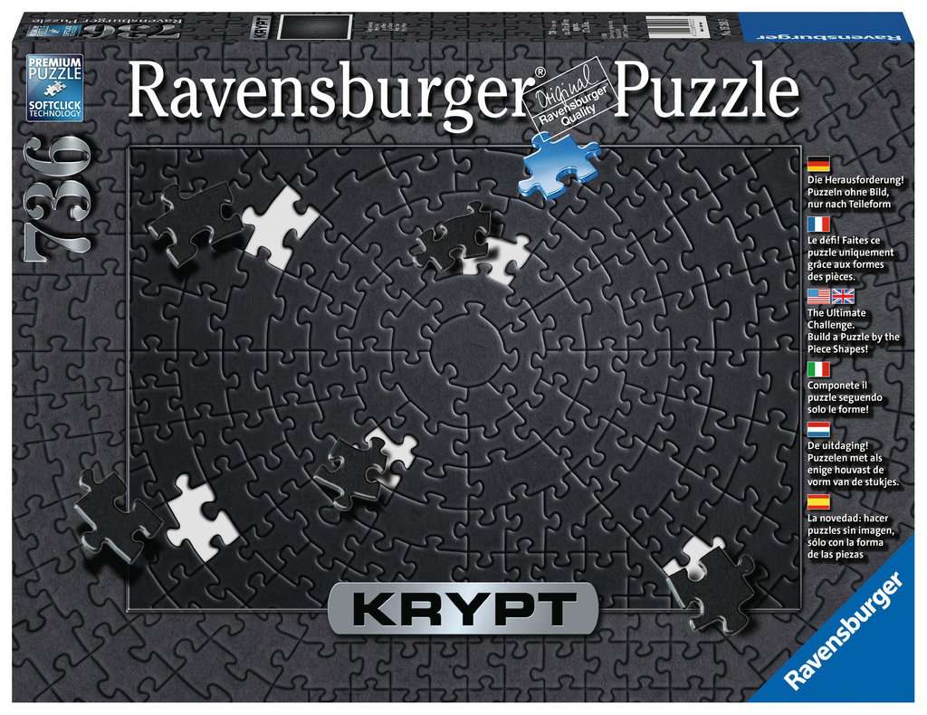 RAVENSBURGER 736PC - KRYPT SERIES: BLACK