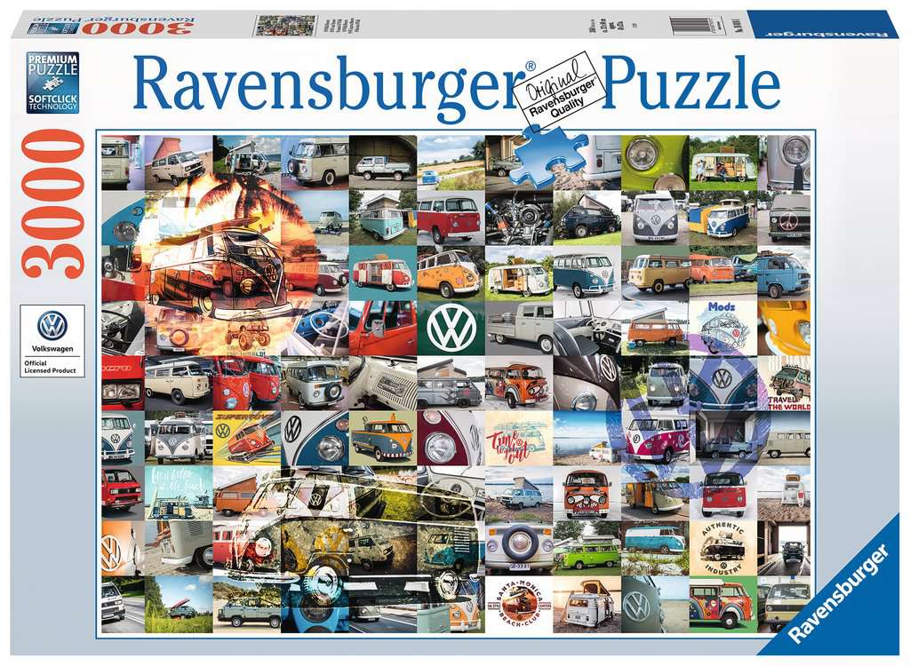 RAVENSBURGER 3000PC - 99 VW CAMPERVAN MOMENTS