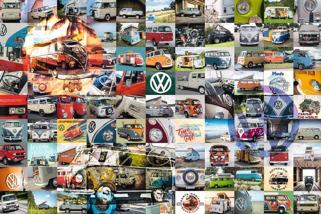 RAVENSBURGER 3000PC - 99 VW CAMPERVAN MOMENTS