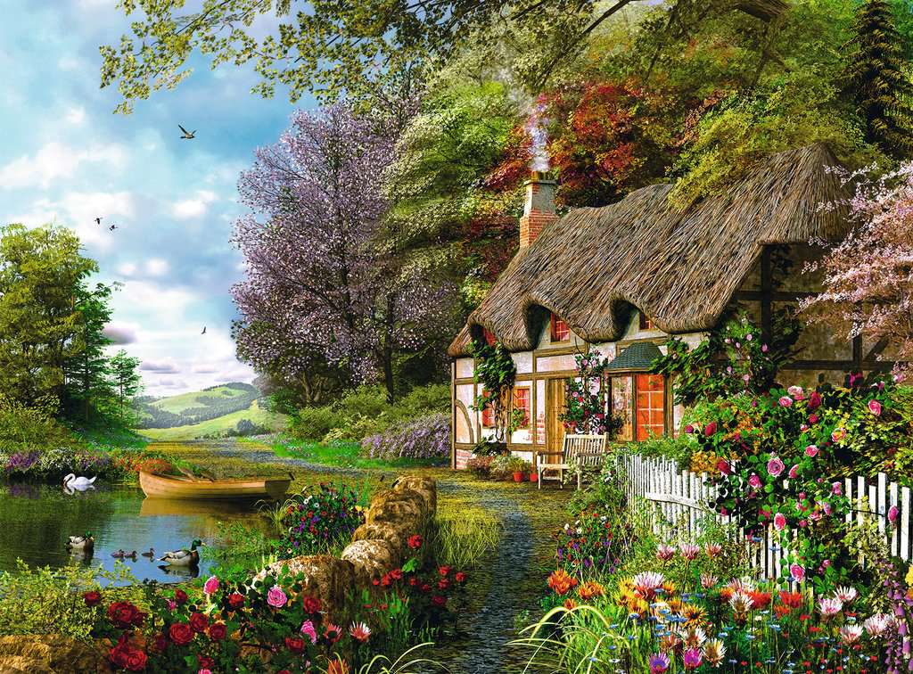 RAVENSBURGER 1500PC - COUNTRY COTTAGE
