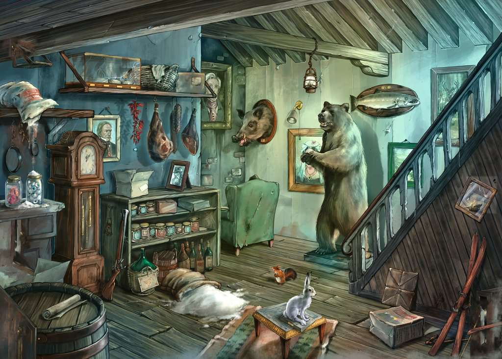 RAVENSBURGER 759PC - EASCAPE SERIES: THE FORBIDDEN BASEMENT