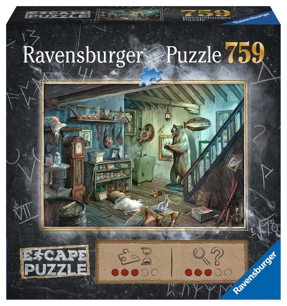 RAVENSBURGER 759PC - EASCAPE SERIES: THE FORBIDDEN BASEMENT