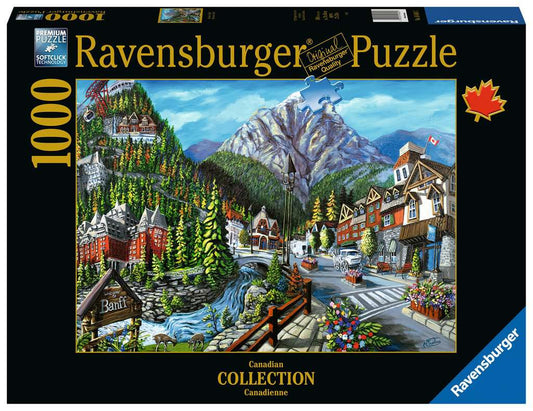 RAVENSBURGER 1000PC - CANADIAN COLLECTION: WELCOME TO BANFF