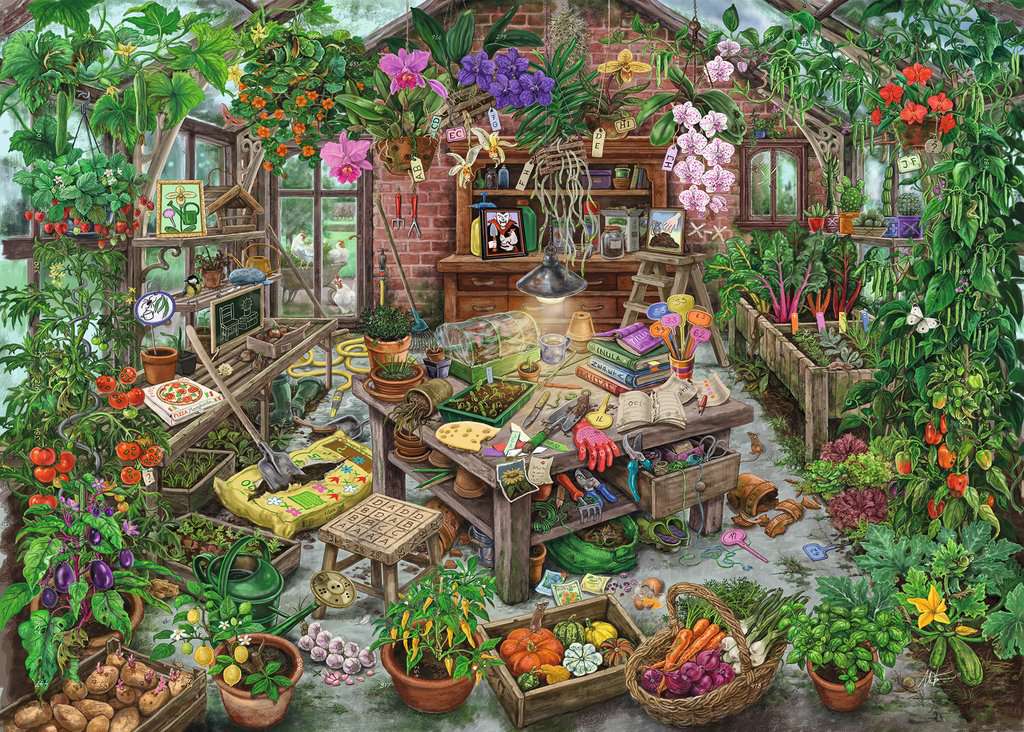 RAVENSBURGER 368PC - ESCAPE SERIES: THE CURSED GREEN HOUSE