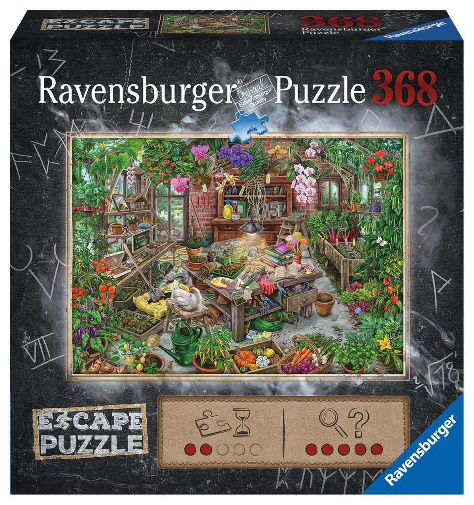 RAVENSBURGER 368PC - ESCAPE SERIES: THE CURSED GREEN HOUSE