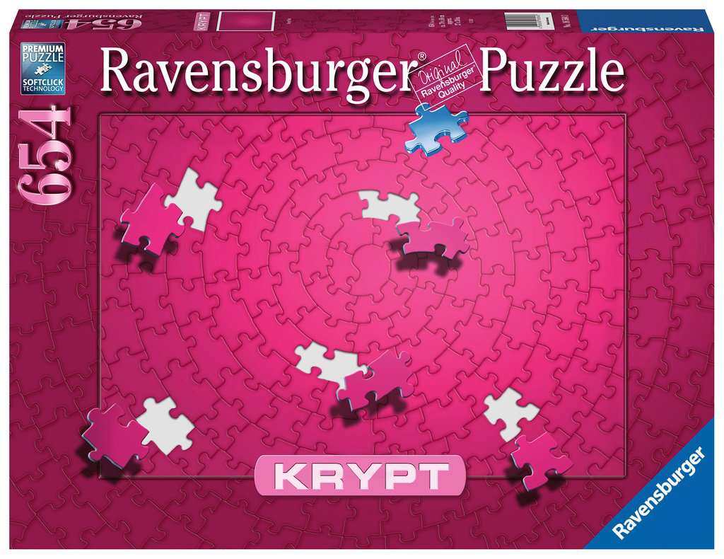RAVENSBURGER 654PC - KRYPT SERIES: KRYPT PINK