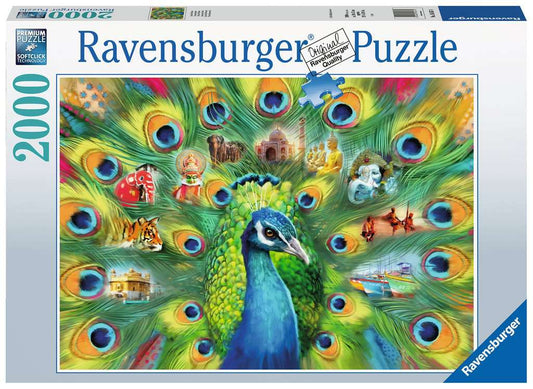 RAVENSBURGER 2000PC - LAND OF THE PEACOCK