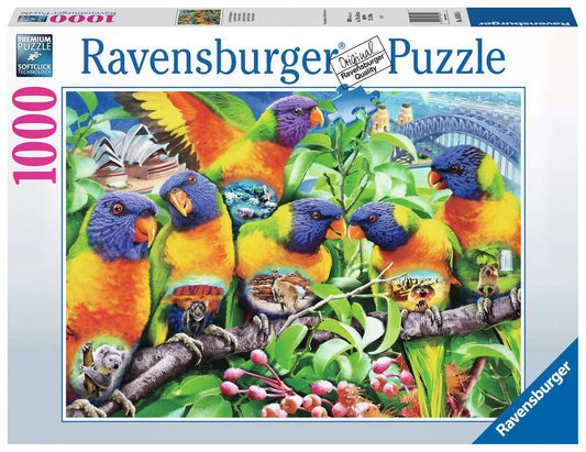 RAVENSBURGER 1000PC - LAND OF THE LORIKEET
