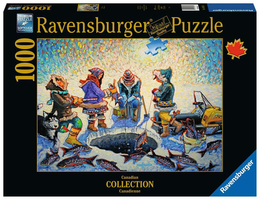 RAVENSBURGER 1000PC - CANADIAN COLLECTION: ICE FISHING