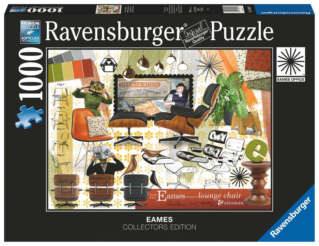 RAVENSBURGER 1000PC - EAMES DESIGN CLASSICS
