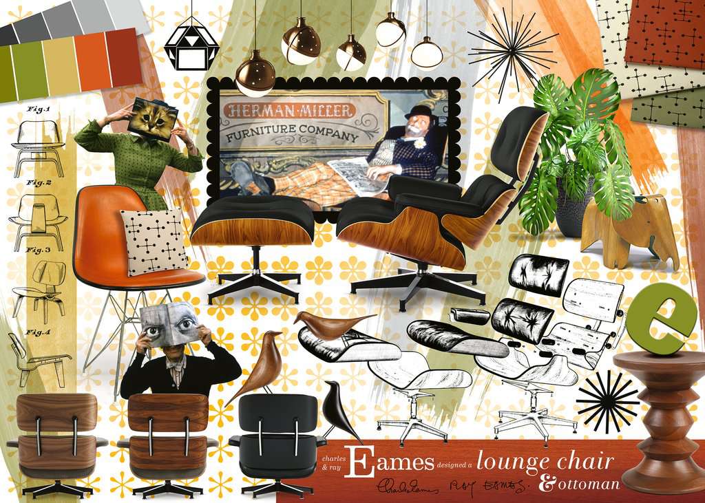 RAVENSBURGER 1000PC - EAMES DESIGN CLASSICS