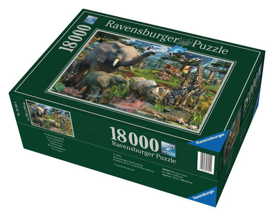 RAVENSBURGER 18000PC - AT THE WATERHOLE