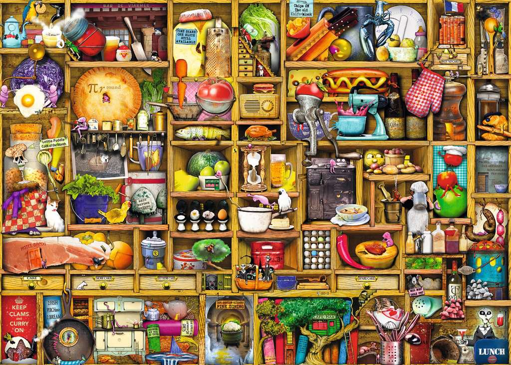 RAVENSBURGER 1000PC - KITCHEN CUPBOARD