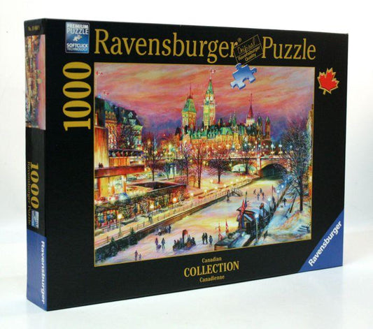 RAVENSBURGER 1000PC - CANADIAN COLLECTION: OTTAWA WINTERLUDE FESTIVAL - 198689