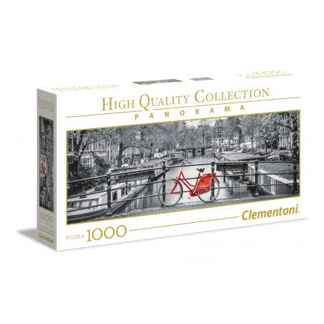 CLEMENTONI 1000pc - PANORAMA - AMSTERDAM BICYCLE