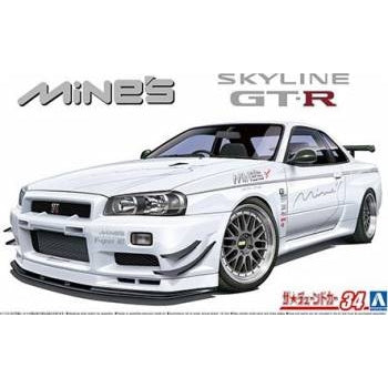 Aoshima 1/24 Nissan Mine's BNR34 Skyline GT-R '02
