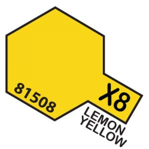 X-8 LEMON YELLOW ACRYLIC MINI 10 ML