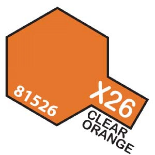 X-26 CLEAR ORANGE ACRYLIC MINI 10ML