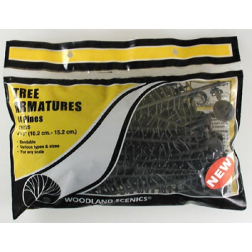 WOODLAND SCENICS Pine Tree Armatures 4"-6" (44)