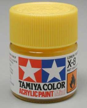 X-8 LEMON YELLOW ACRYLIC MINI 10 ML