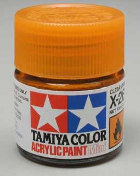 X-26 CLEAR ORANGE ACRYLIC MINI 10ML